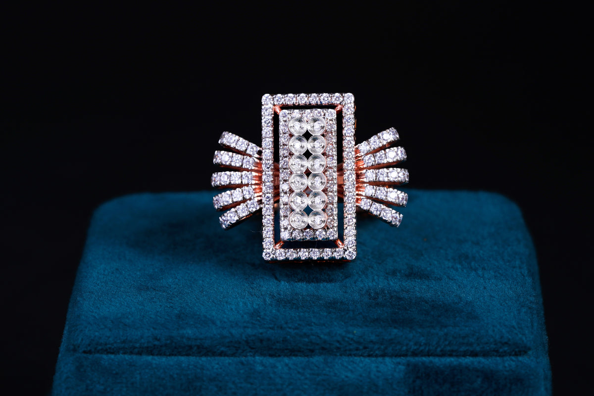Silver Diamond Ring