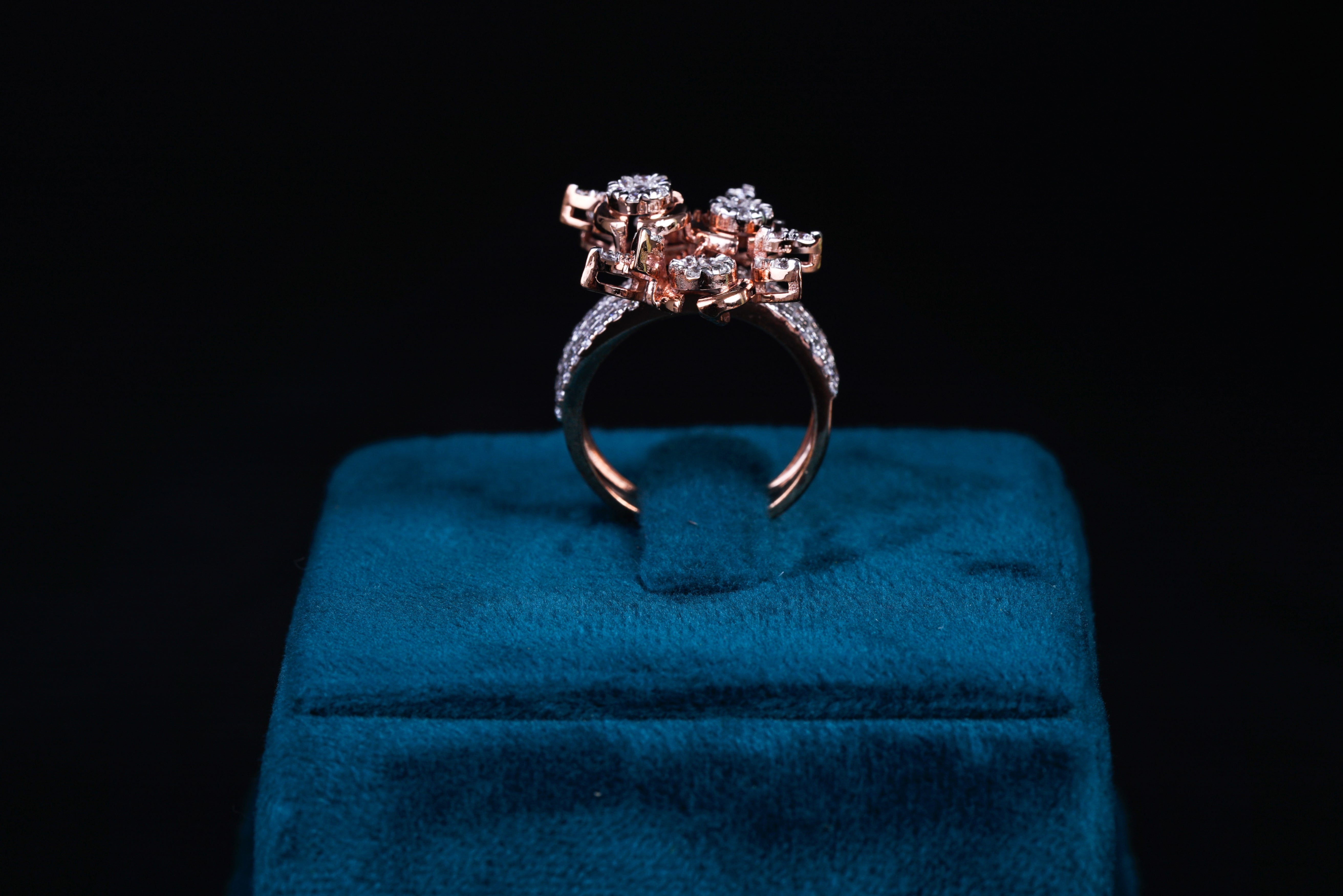 Petals of Sparkle Ring