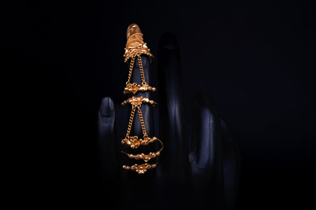 Traditional Antique Silver Finger Ring