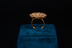 Classic Polki Floral Ring