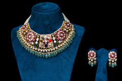Celestial Navratna Polki Set